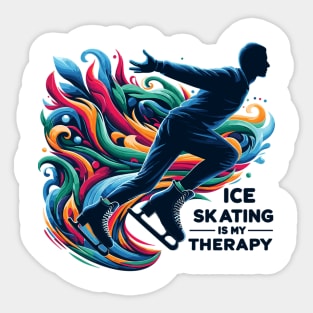 Ice Skating Sticker